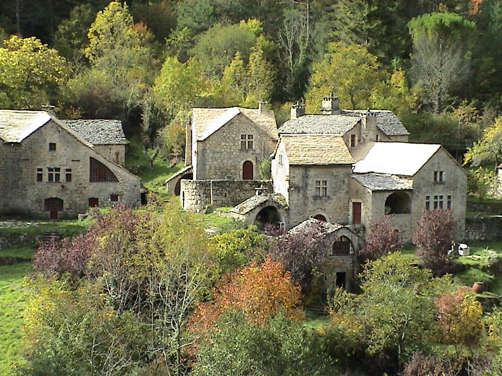 Altes Dorf in der Tarnschlucht