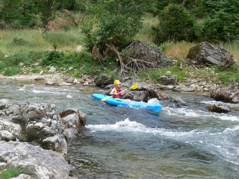 Kayakfahren in der Tarnschlucht