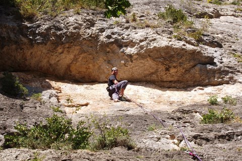 Klettern in der Tarnschlucht